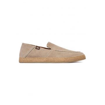 Espadrile barbati  piele intoarsa - casual - bej