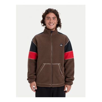 Geaca barbati -  polar - lungi - maro - poliester -