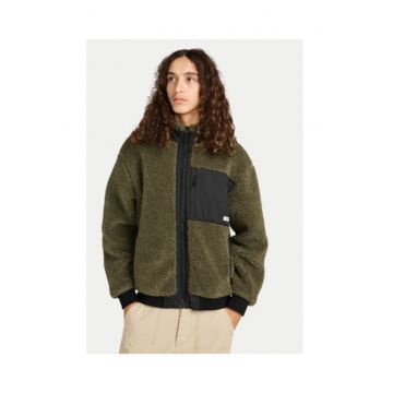 Geaca Barbati -  Verde - material reciclat - guler ridicat - maneca lunga -