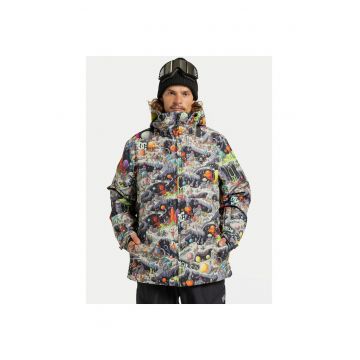 Geaca de schi barbati -  material sintetic - multicolor -