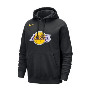 Hanorac cu buzunar kangaroo pentru baschet Lakers - Galben/Negru stins
