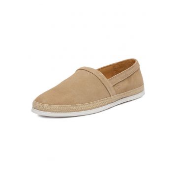 Mocasini barbati  piele naturala - bej - varf rotund - Bej