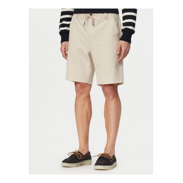 Pantaloni scurti barbati -  bej - material textil - casual