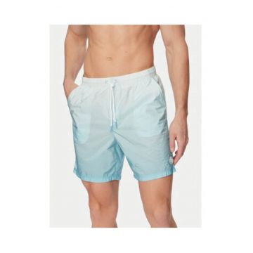 Pantaloni scurti de baie barbati -  Albastru - poliamida - design modern