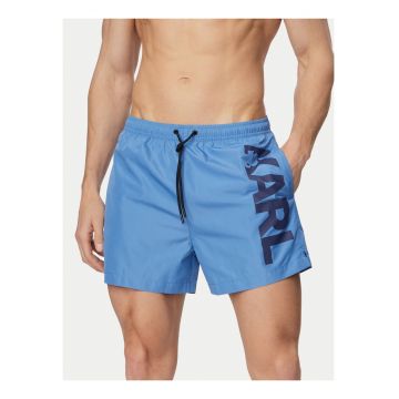 Pantaloni scurti de baie barbati -  albastru - poliester