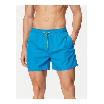 Pantaloni scurti de baie barbati -  albastru - poliester - uscare rapida
