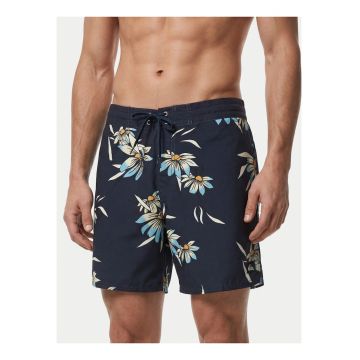 Pantaloni scurti de baie barbati -  floral - multicolor - material poliester reciclat