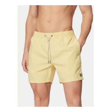 Pantaloni scurti de baie barbati -  galben - poliester