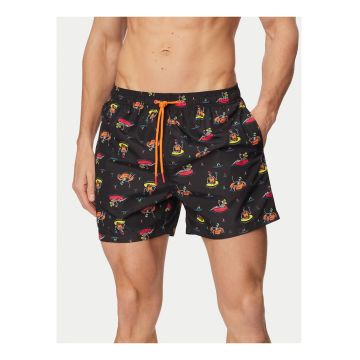 Pantaloni scurti de baie barbati -  multicolor - uscare rapida - poliester