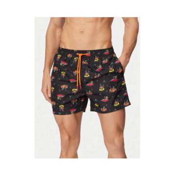 Pantaloni scurti de baie barbati -  multicolor - uscare rapida - poliester