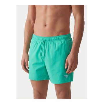 Pantaloni scurti de baie barbati -  poliester - croiala regular fit - Verde