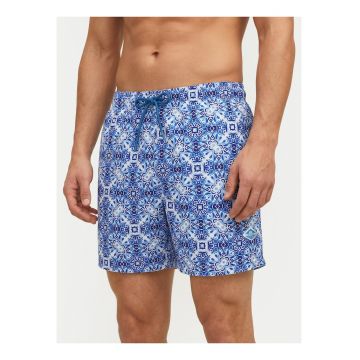 Pantaloni scurti de baie barbati -  poliester reciclat - Multicolor