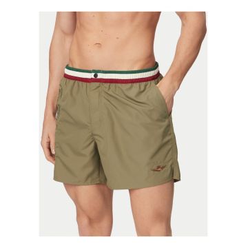 Pantaloni scurti de baie barbati -  poliester - Verde