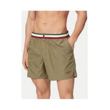 Pantaloni scurti de baie barbati -  poliester - Verde