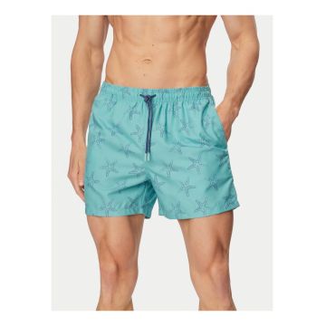 Pantaloni scurti de baie barbati -  verde - uscare rapida - poliester