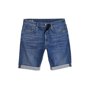 Pantaloni scurti slim-fit din denim Elto - Albastru