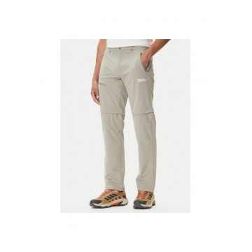 Pantaloni sport barbati -  bej - poliester reciclat - impermeabili - respirabili