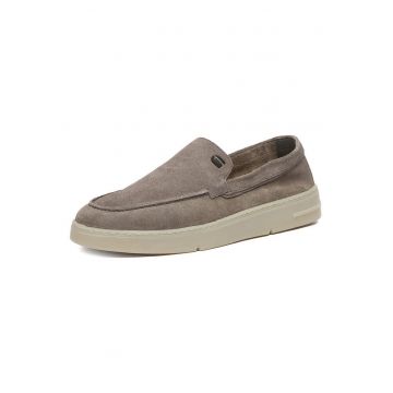 Pantofi barbatesti - G-Star Raw - piele naturala - gri - varf rotund -
