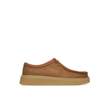 Pantofi barbatesti -  piele naturala - maro