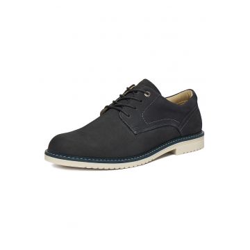 Pantofi barbati  bleumarin - piele naturala - design versatil