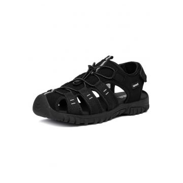 Sandale barbati  sport - negru - textil/piele ecologica - inchidere Velcro