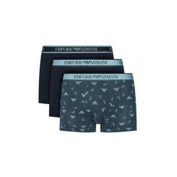 Set boxeri barbati -  multicolor - bumbac - imprimeu grafic -