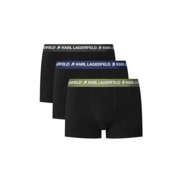 Set boxeri barbati -  negru si verde - bumbac organic