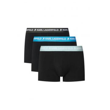 Set boxeri barbati -  negru-verde - bumbac organic