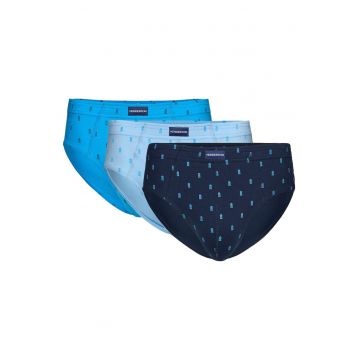 Set de chiloti set de 3 perechi Classic - Albastru deschis