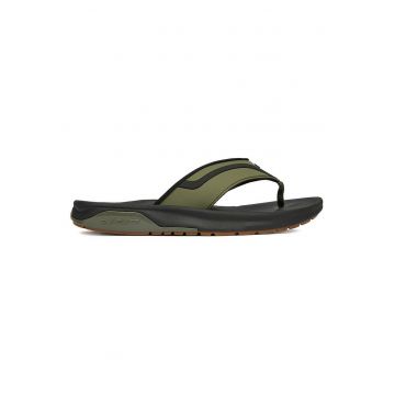 Slapi Barbati  verde - material sintetic - design ergonomic