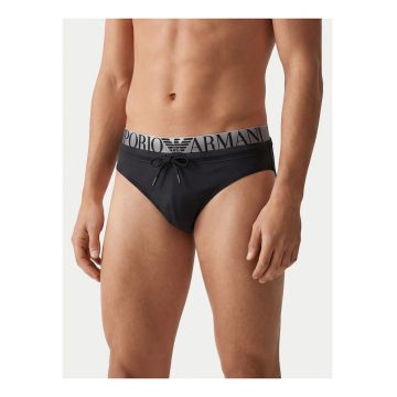 Slip de baie barbati -  negru/gri - poliamida