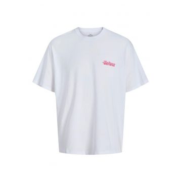 Tricou barbati -  maneca scurta - alb - textil -