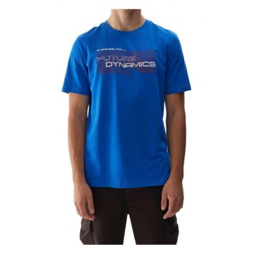Tricou barbati  material jersey tricotat - Albastru