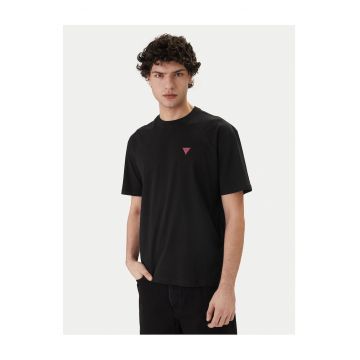 Tricou barbati -  negru - bumbac/modal/elastan