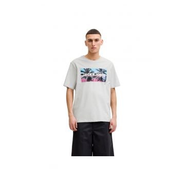 Tricou JACK &JONES Indiana SS LN 59845 - Gri