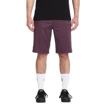 Bermude chino uni cu talie medie Frickin Modern