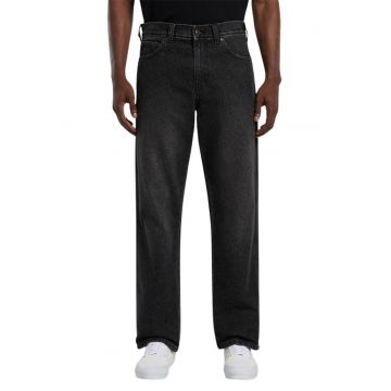 Blugi relaxed fit cu croiala dreapta