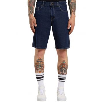 Blugi scurti regular fit cu logo discret