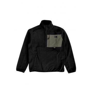 Bluza de trening din fleece cu guler inalt