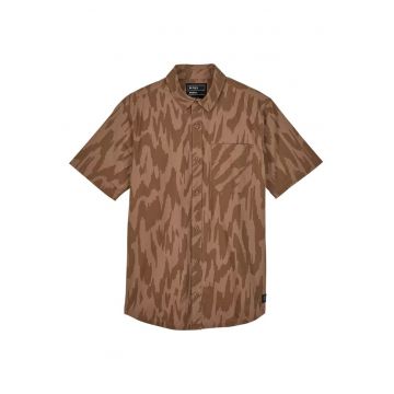 Camasa regular fit din amestec de bumbac cu imprimeu abstract