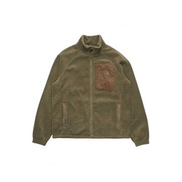 Jacheta din fleece cu maneci raglan
