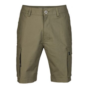 Pantaloni cargo scurti din amestec de bumbac