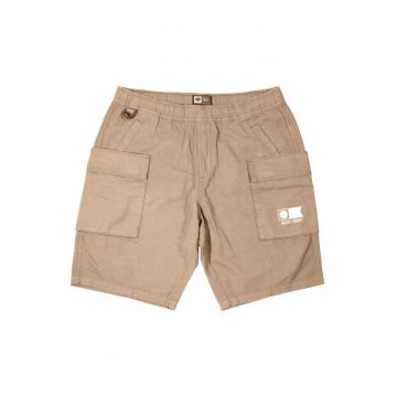 Pantaloni cargo scurti din bumbac organic