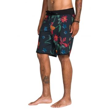Pantaloni de baie cu imprimeu floral Scallop Mod