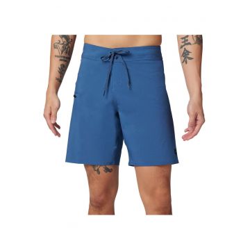 Pantaloni scurti de baie cu buzunar lateral si snur in talie