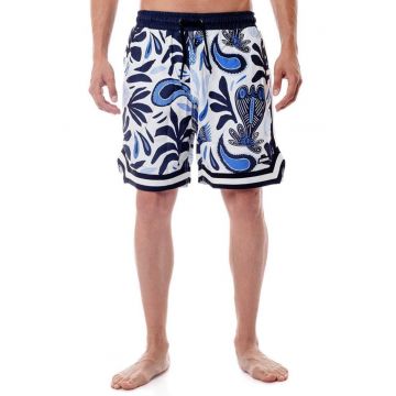 Pantaloni scurti de baie cu buzunar pe spate