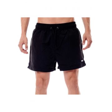 Pantaloni scurti de baie cu snur in talie Monochrome