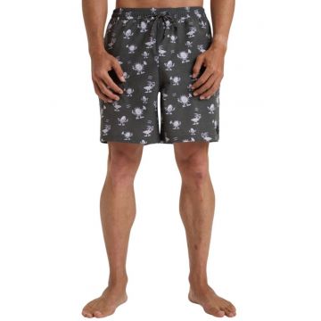 Pantaloni scurti de baie cu snururi si model
