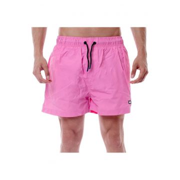 Pantaloni scurti de baie cu talie ajustabila Monochrome