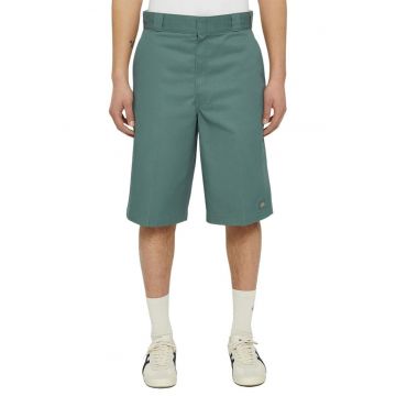 Pantaloni scurti din amestec de bumbac cu talie inalta